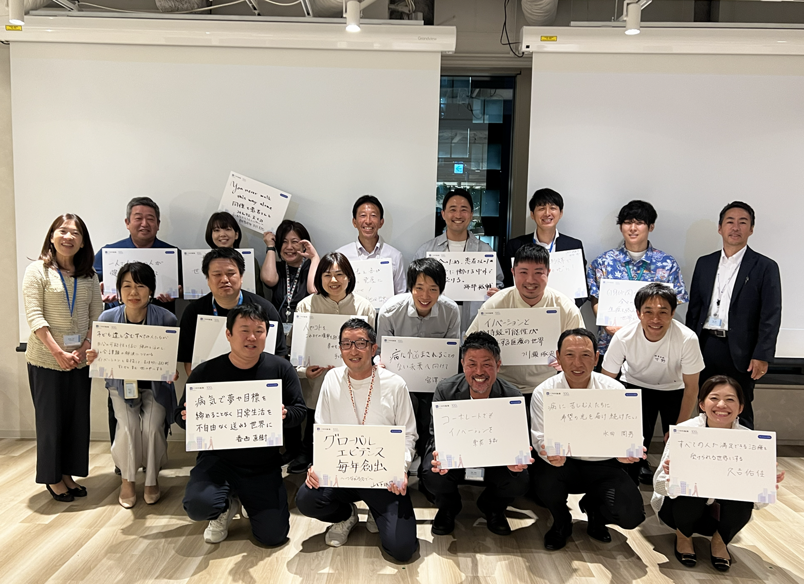 "My Action Declaration" workshop to share their personal stories and future goals.