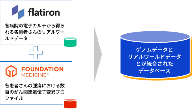 中外製薬とロシュ社との連携事例。リアルワールドデータとゲノムデータの統合と活用。