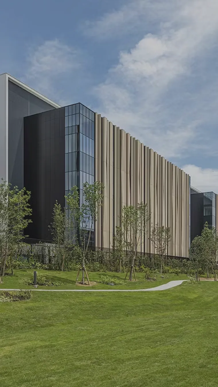 中外製薬の研究開発拠点のひとつ「中外ライフサイエンスパーク横浜」の写真