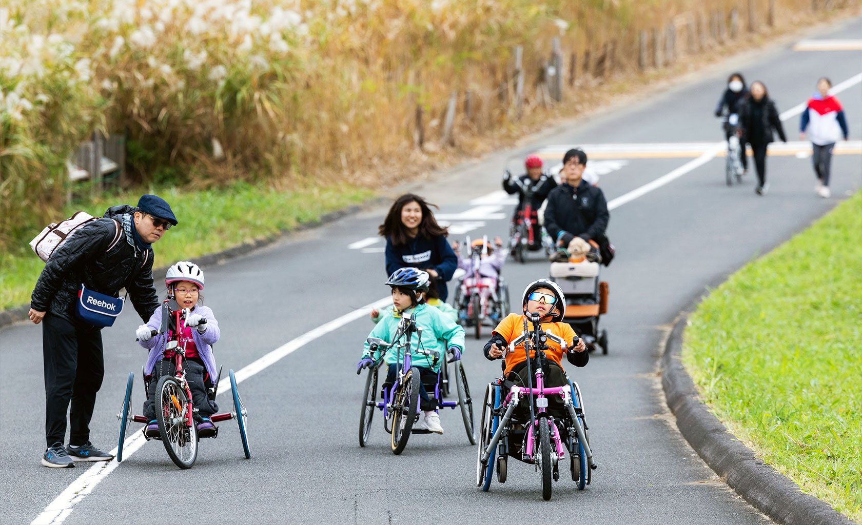 親子で楽しむハンドサイクル教室